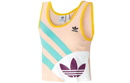 Adidas Originals Sleeveless Sports Shirts Women's Pink Other