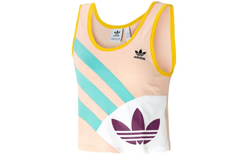 Adidas Originals Sleeveless Sports Shirts Women's Pink Other