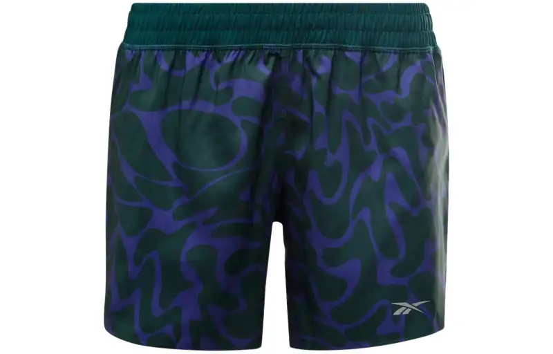 Reebok CYCLED Collection Running Short AOP Sports Shorts Women's Forest Green