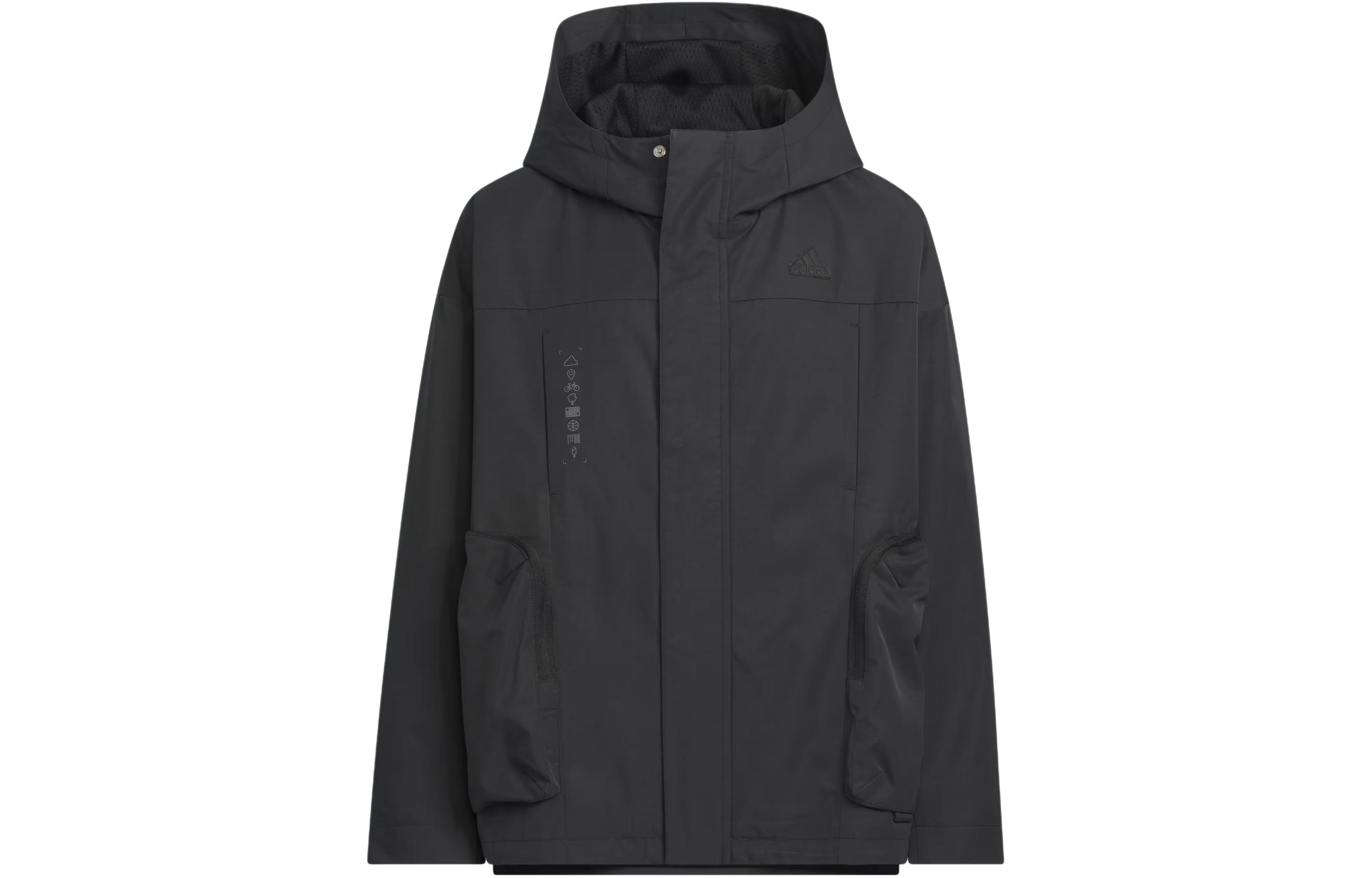 Мужская куртка adidas City Escape Urban Jacket (черная)
