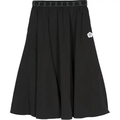 KENZO Boke 2.0 Logo Jacquard Midi Skirt