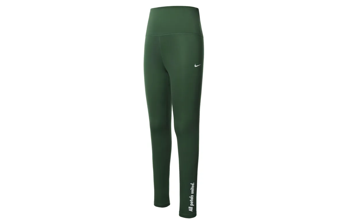 Nike Sports Pants Women's Green Moderate Tapered Pants