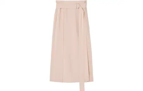 Burberry FW22 Casual Long Skirt Women's Pink