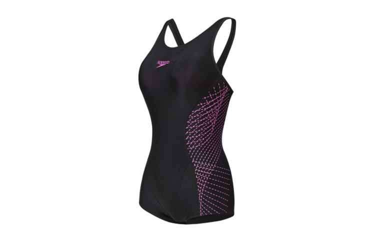 Speedo One Piece Swimsuits Women’s Black/Neon Purple