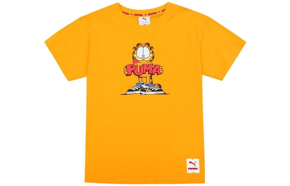 Футболка Puma x Garfield (оранжево-желтая)