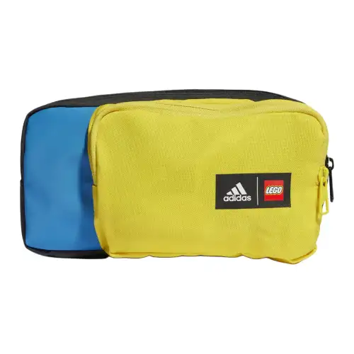 Adidas TPE Laminated Fanny Pack Men's Black & Yellow & Shock Blue
