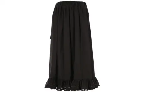 MIU MIU Casual Long Skirt Women's Black
