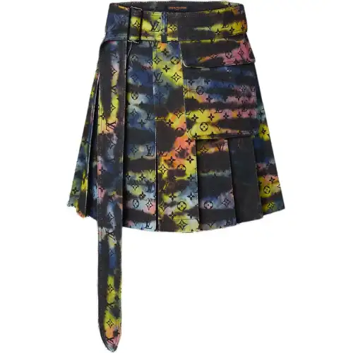 LOUIS VUITTON FW21 Denim Short Skirts Women's