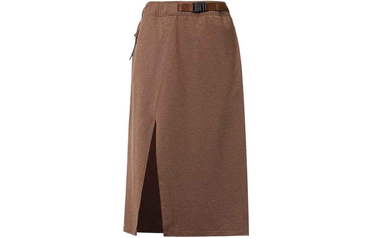 Nike Women'ss High-Waisted Skirt Brown