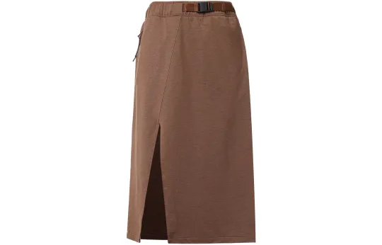 Nike Women'ss High-Waisted Skirt Brown