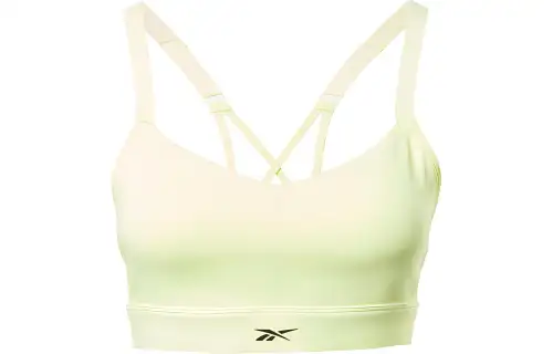Reebok S Lux Strappy Bra Sports Underwear Women's Yellow
