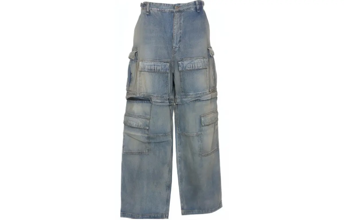 Balenciaga Cargo Wide-leg Jeans
