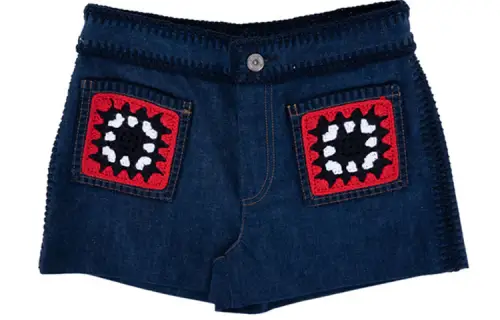 MIU MIU SS21 Denim Shorts Women's Blue