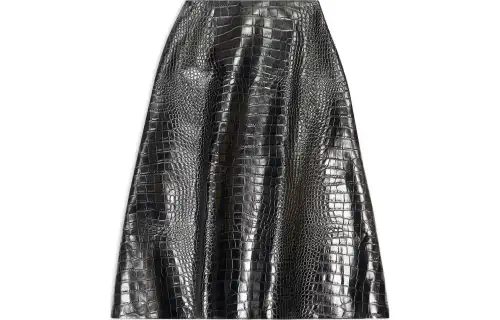 Balenciaga Casual Long Skirts Women's Black Mid Length Other