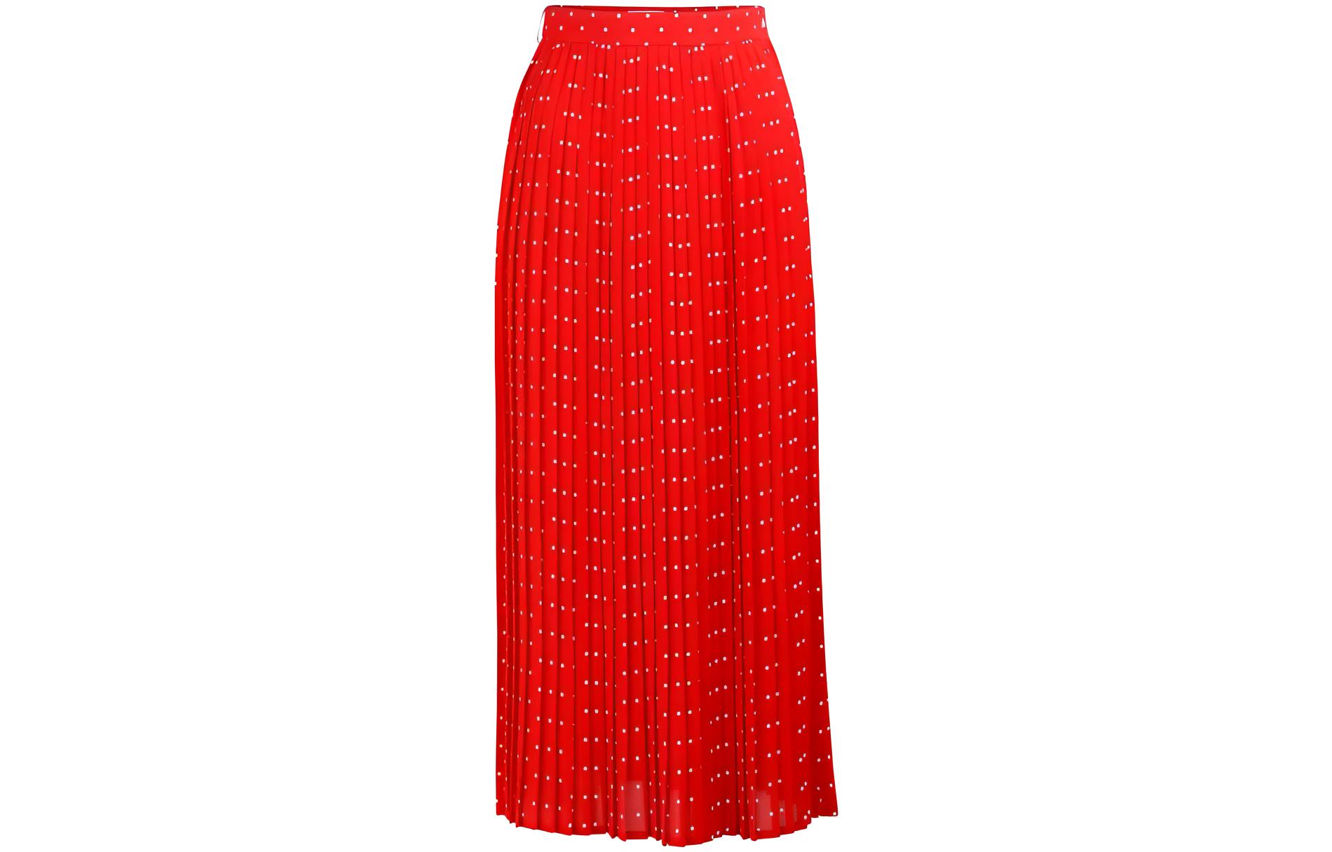 CELINE SS22 Casual Long Skirt Women's Red