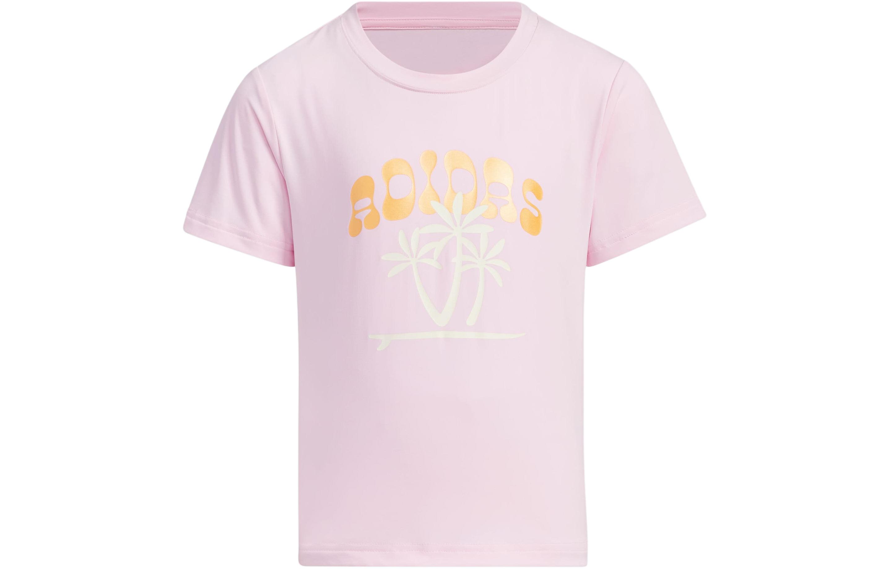 Детская футболка adidas adidas ESSENTIALST (розовая)