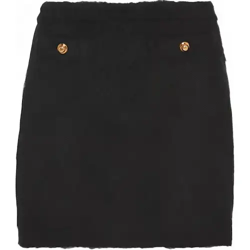 Miu Miu high-waisted bouclé miniskirt