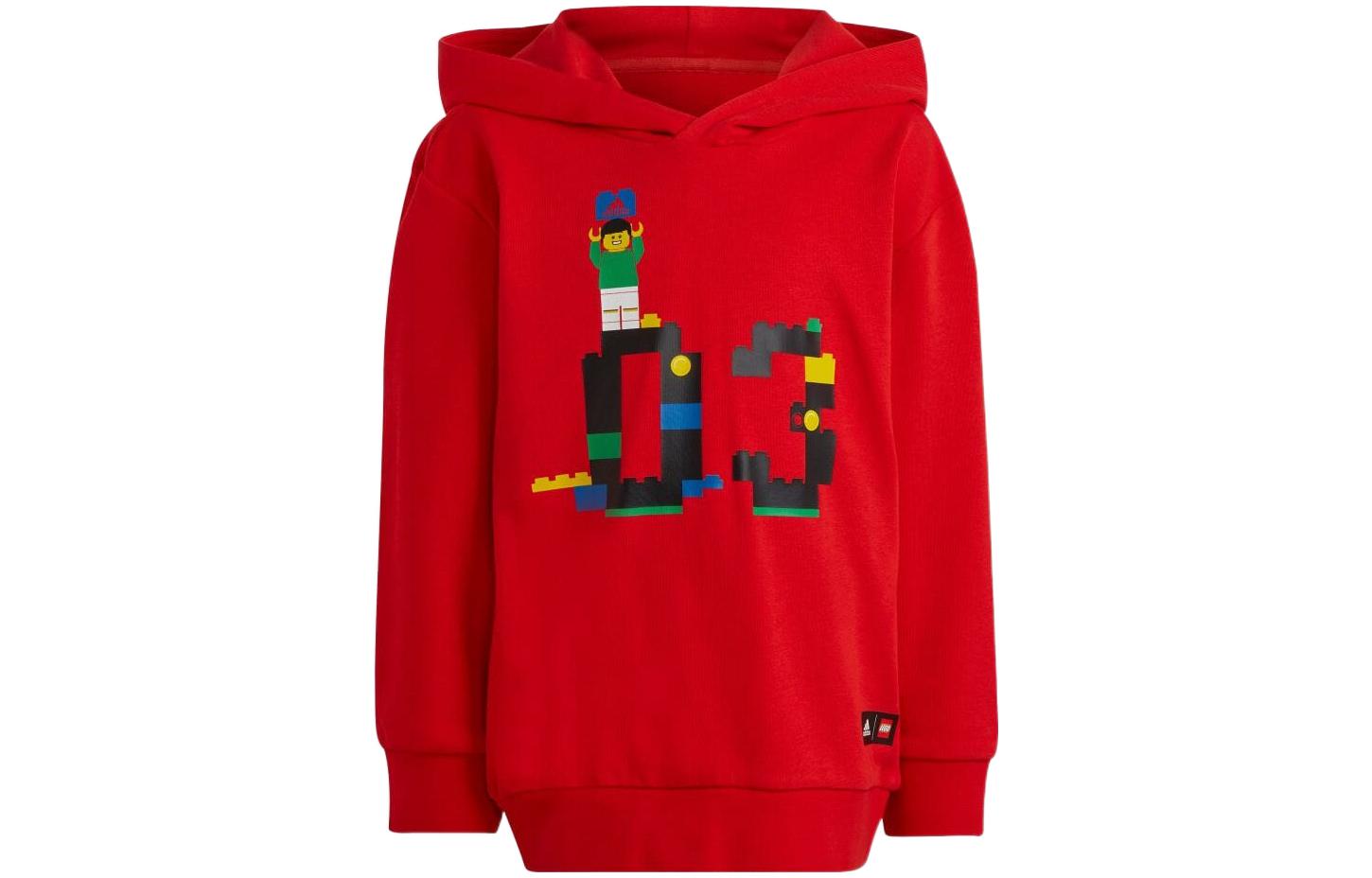 Детское худи adidas CLASSIC LEGO (красное)