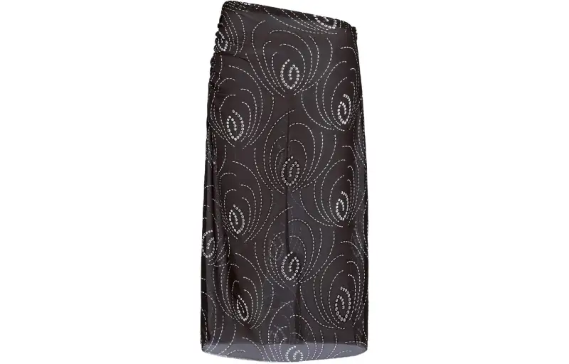 PRADA SS24 Casual Long Skirt Women's Black