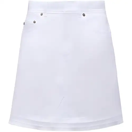 Christian DIOR Logo Patch Frayed Edge Skirt