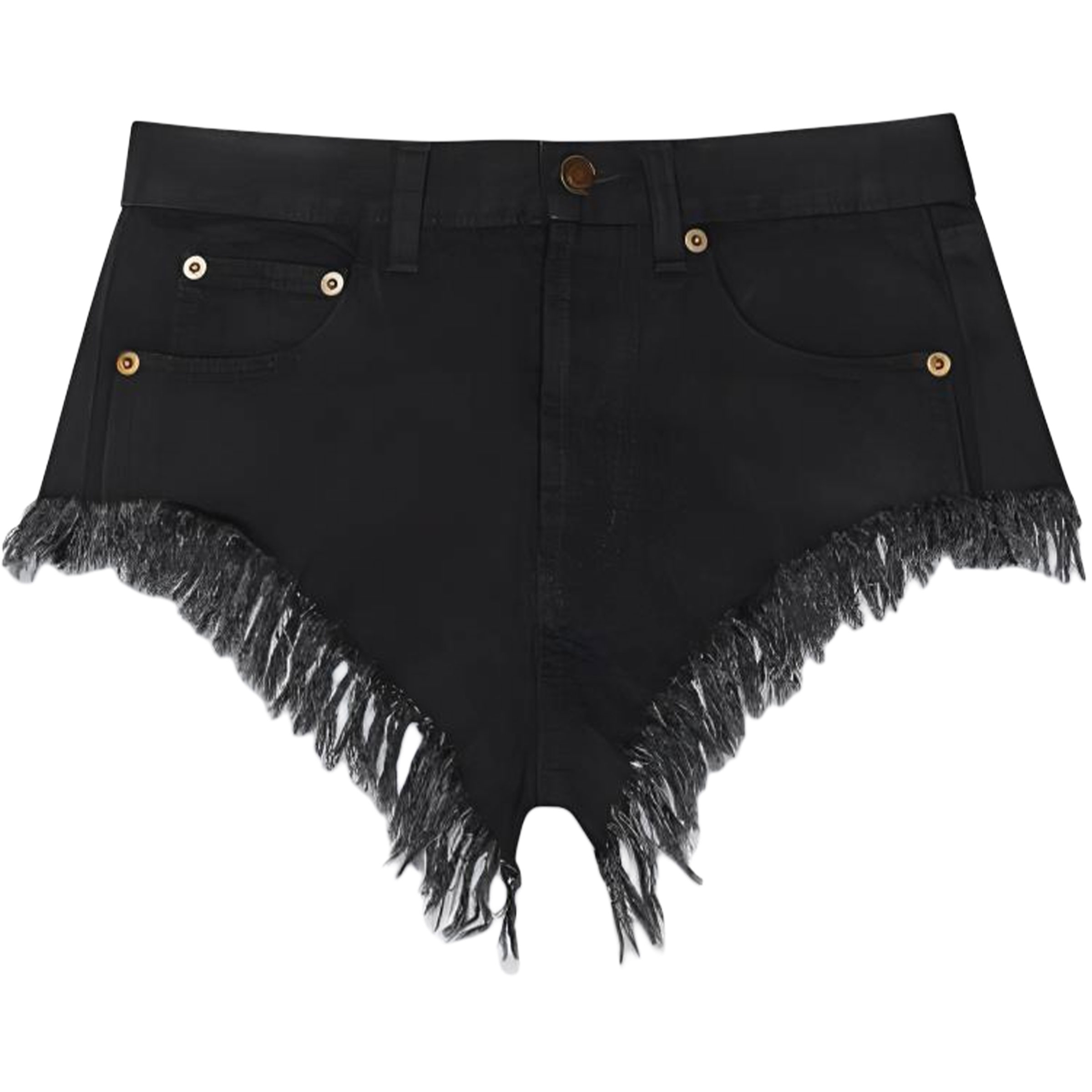 Женские шорты SAINT LAURENT (черные)