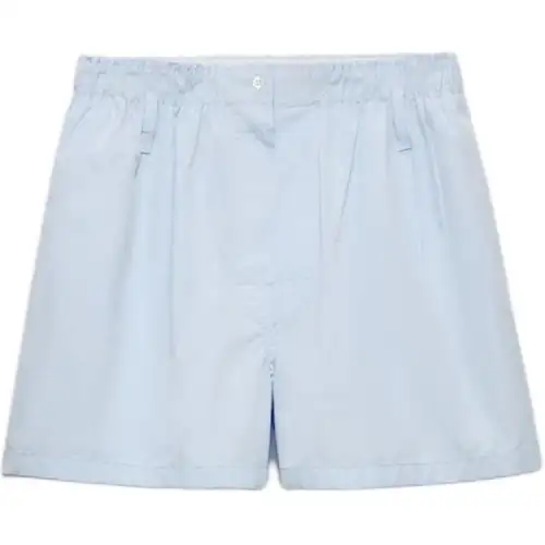 Prada cotton-poplin shorts