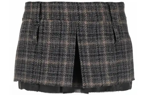 MIU MIU SS22 Casual Short Skirts Women's Black