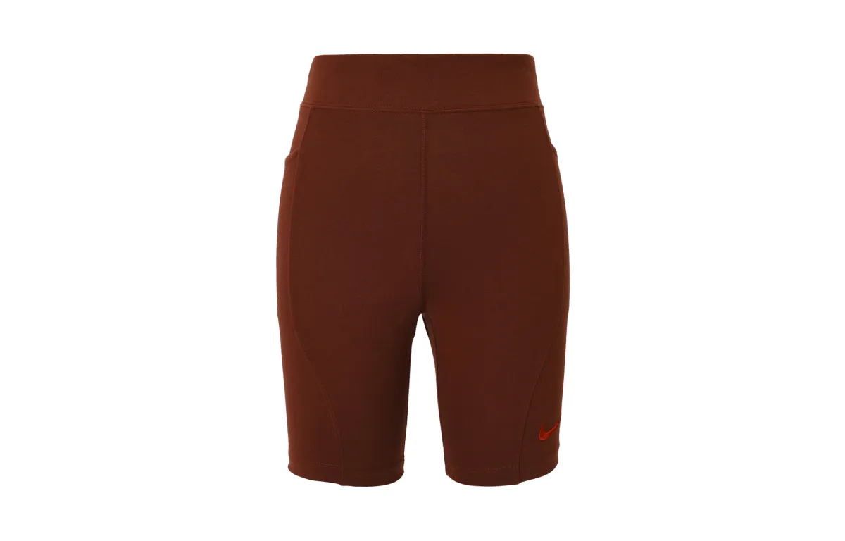 Nike Sports Shorts Women's Red Moderate Straight Fit Pants