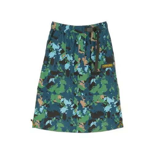Skechers Stroll Casual Long Skirts Women's Moderate Mid Length Patchwork Style