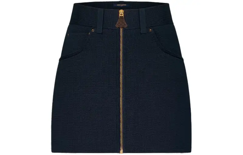 LOUIS VUITTON Compact Knit Mini Skirt