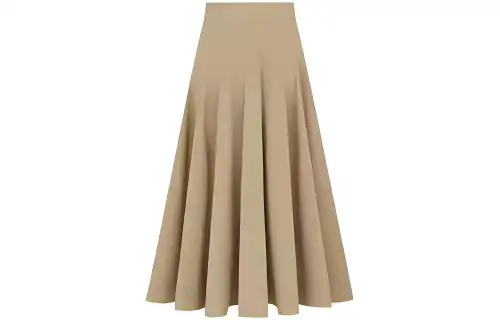 DIOR SS23 Casual Long Skirt Women's Coffee