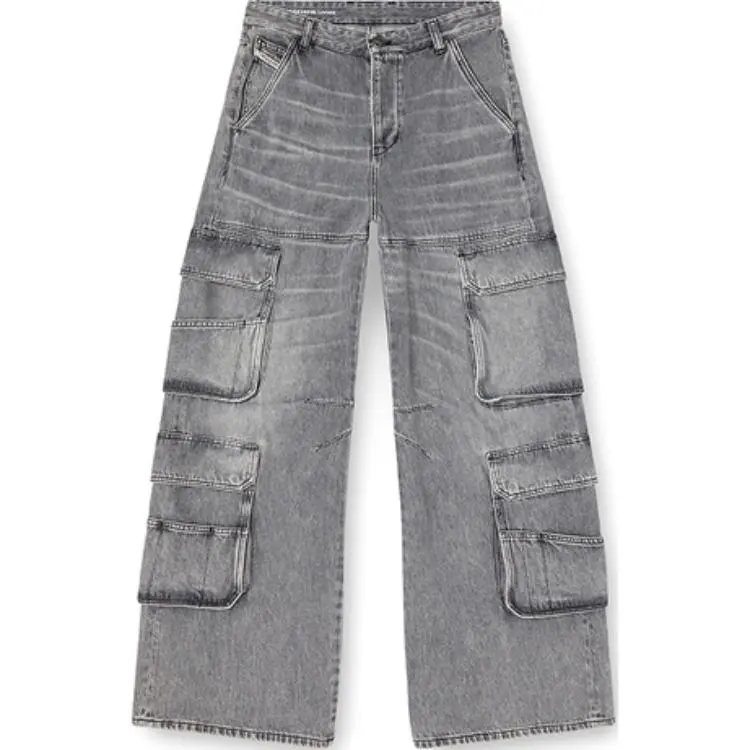 Diesel 1996 D-Sire Wide-Leg Cargo Jeans