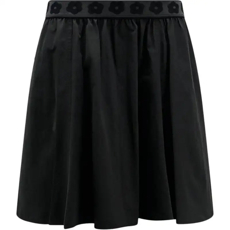 KENZO Embroidered Patch Mini Skirt