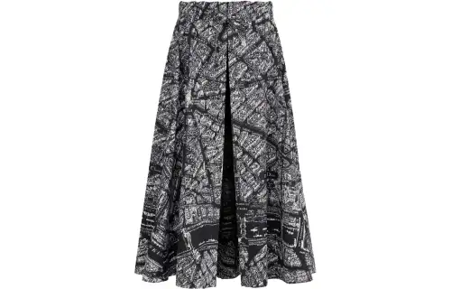 DIOR Casual Long Skirt Women's Black