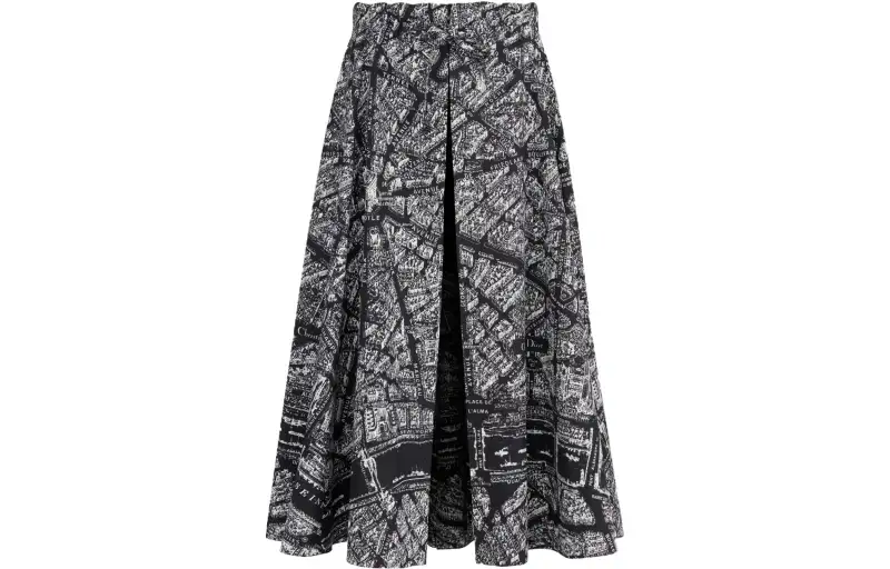 DIOR Casual Long Skirt Women's Black
