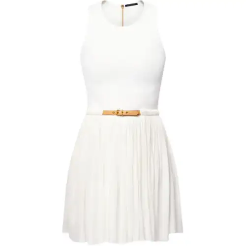 Lv Racerback Belted Dress