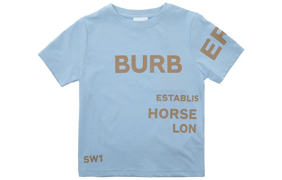 Женская футболка Burberry BurberryT SS22 (голубая)