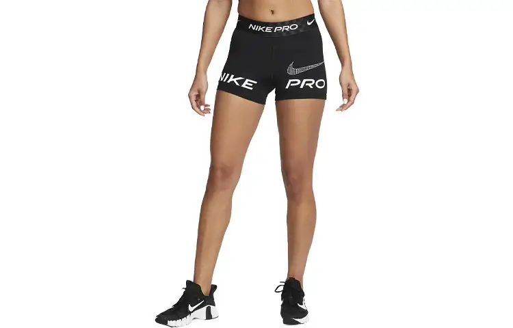 Nike Sports Shorts Women's Black Moderate Tight Pants