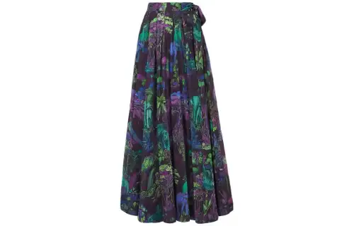 Christian DIOR All Over Patterned Pleated Skirt