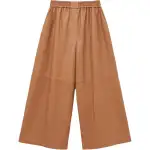 LOEWE Leather Pants Women's Brown
