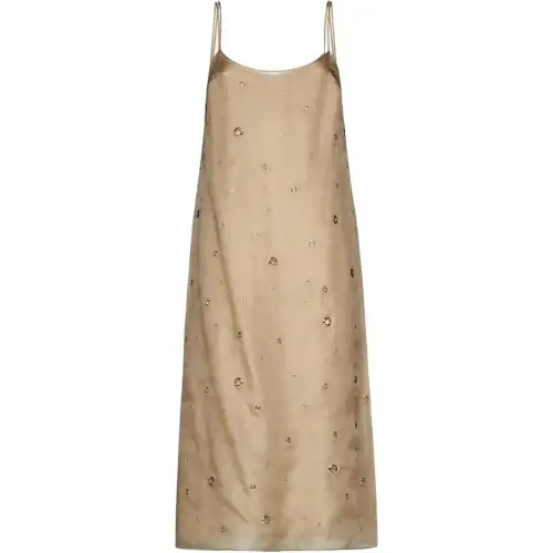 Prada Square Neck Strapped Dress