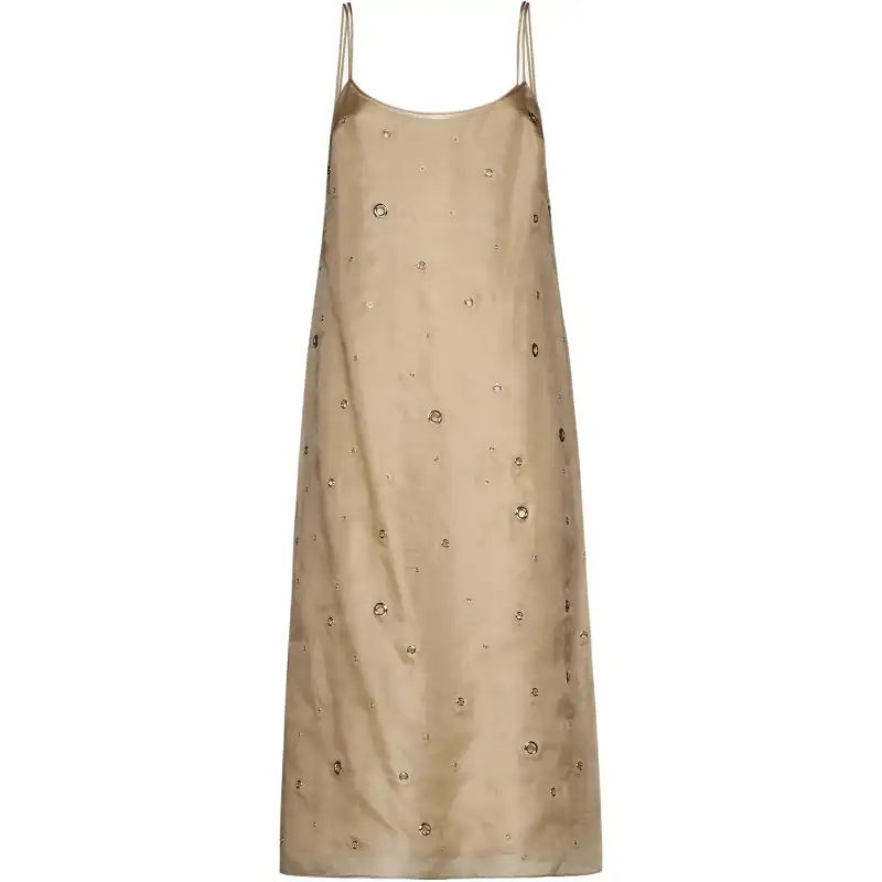 Prada Square Neck Strapped Dress