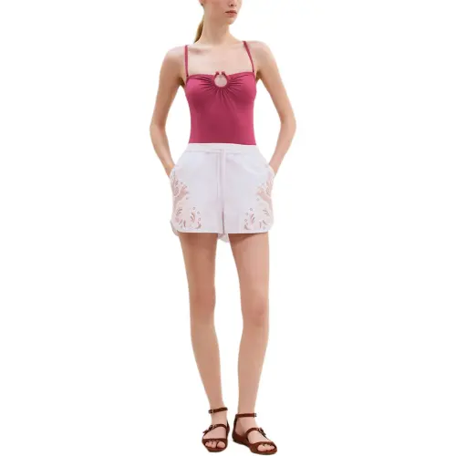 HERMES SS25 Casual Shorts Women's White