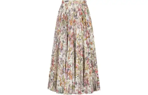 DIOR SS24 Casual Long Skirt Women's Multicolor