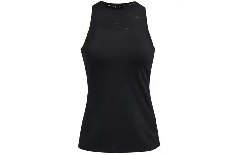 Under Armour RUSH Sleeveless Sports Shirts Women's Black
