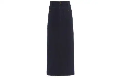 MIU MIU SS23 Casual Long Skirt Women's Blue