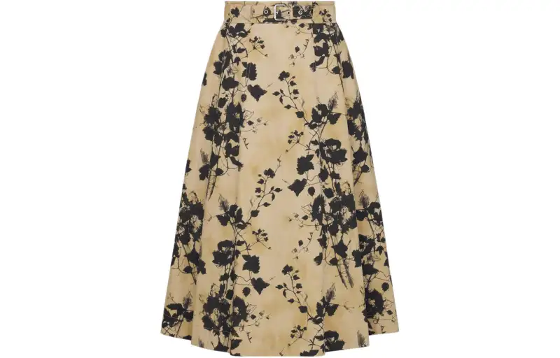 DIOR Casual Long Skirt Women's Beige