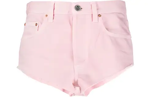 Vetements Denim Shorts Women's Pink Moderate