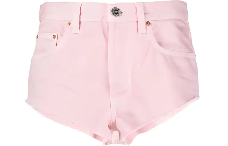 Vetements Denim Shorts Women's Pink Moderate