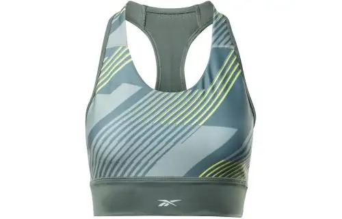 Reebok RUNNING BRA AOP Sports Underwear Women's Green